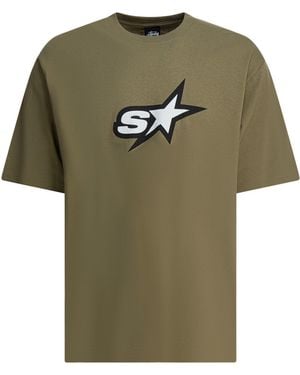 Stussy T-Shirts Verde-Uomo