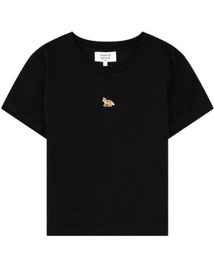 Maison Kitsuné Maison Kitsuné T-Shirt "Baby Fox" - Black