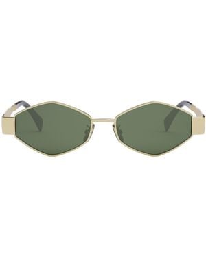 Celine Metal Triomphe Cl40254u - Goud - Groen