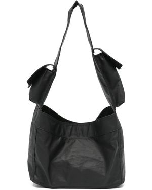 Y-3 Kleine Newspaper Schultertasche - Schwarz