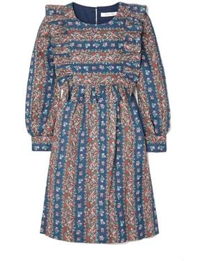 See By Chloé Siehe von Chloe See von Chloe Deva Leinenkleid - Blau