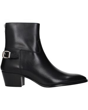 Celine Boots Leather - Black