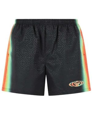CASABLANCA Monogrammed Swimsuit - Blue