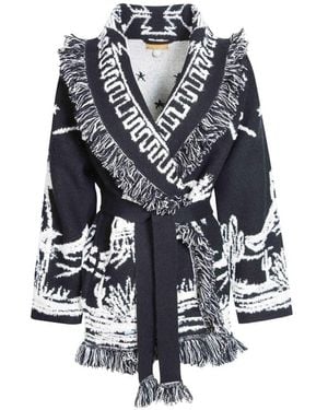 Alanui Canyon Spirit Cashmere Cardigan - White