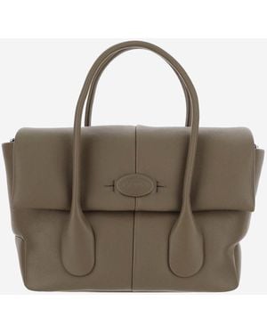 Tod's Tods Di -Tasche umgekehrt Leder klein - Braun