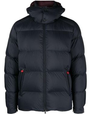 Kiton Piumino corto in nylon - Blu