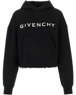 Givenchy Kurz Geschnittenes Archetype-Sweatshirt - Schwarz