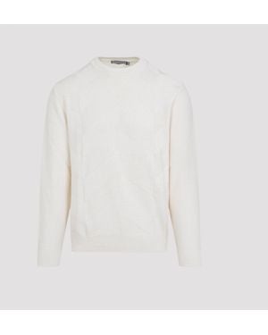 Canali Strickpullover - Weiß