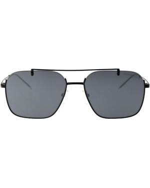 Emporio Armani Shiny Metal Sunglasses - Blue