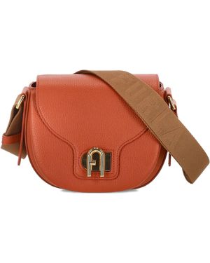 Furla Lotus Mini Crossbody Bags - Orange