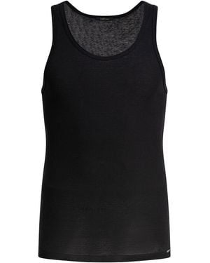 Tom Ford Débardeur en coton et modal - Noir