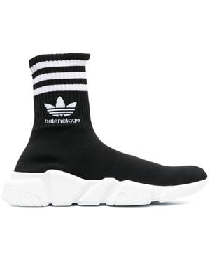 BALENCIAGA X ADIDAS Speed Trainers - Black