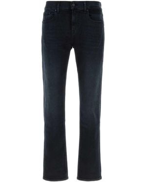 7 For All Mankind Stretch Denim Jeans - Blue