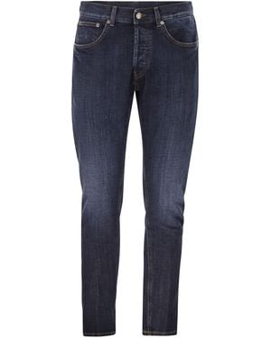 Dondup Vaqueros Dian de denim de algodón con lavado azul usado