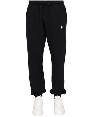 Marcelo Burlon Relaxed Fit Joggers - Black