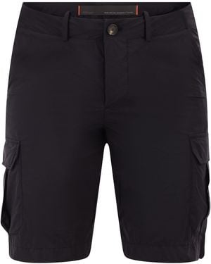 Rrd Stretch Technical Cargo Bermuda Shorts - Blue
