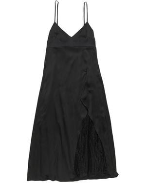 Acne Studios Satijnen Jurk - Zwart
