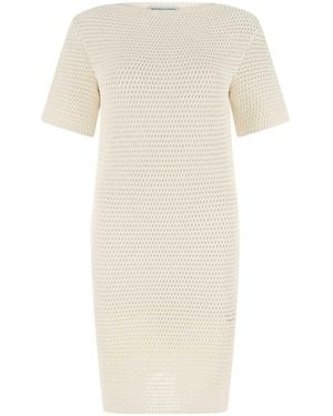 Bottega Veneta Ivory Crochet Dress - White