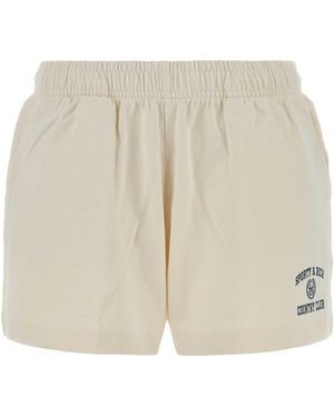 Sporty & Rich Off Cotton Short - Natural