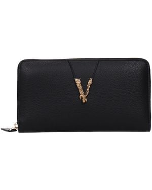 Versace Wallet Leather - Black