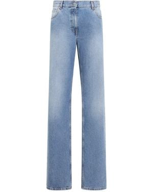 Calvin Klein Jeans ,Blauw ,Katoen 02 Lage Straight Jeans