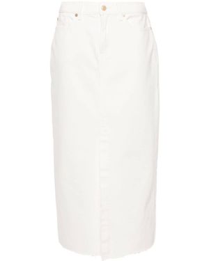 Seven7 Kellie Midi Skirt - White