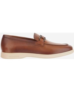 Ferragamo Leder-Loafer - Braun