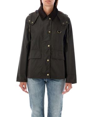 Barbour Avon Wax Jacket - Black
