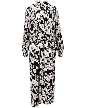 MSGM Kleider schwarz - Weiß