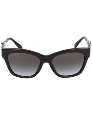 Michael Kors Quadratische Sonnenbrille Empire - Schwarz