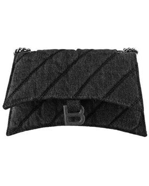 Balenciaga Crush-ketting Xs Zak - Zwart