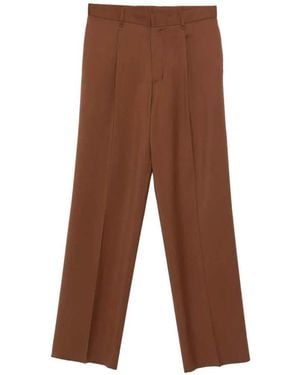Lardini Pleated Pants - Brown