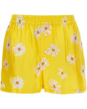 Moschino Silk Boxer Shorts - Gelb