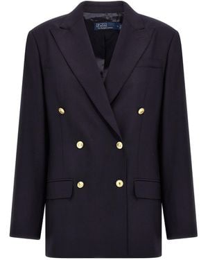 Polo Ralph Lauren Doppelbrust Wollblazer - Blau