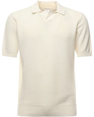 Eleventy ELEGENTY BOWTOW BOWLING HALLAR POLO - Weiß