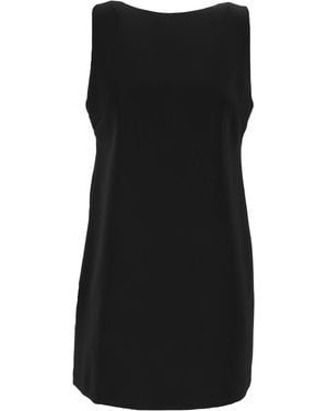 ELEH Sleeveless Bow Mini Dress - Black