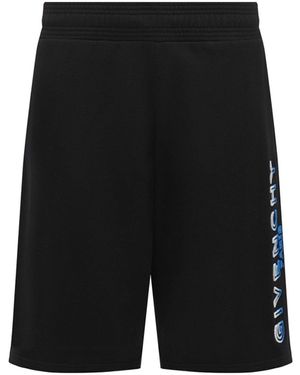 Givenchy Shorts deportivos con logo de - Negro