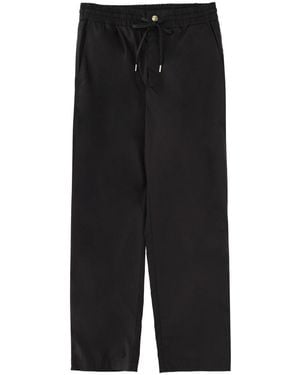 Versace Jeans Couture Pantalone Jogger Con Coulisse - Black