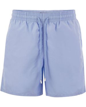 Vilebrequin Gewoon Gekleurde Strandshorts - Blauw