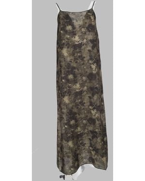 Uma Wang Viscose-Cupro Dress For - Grey