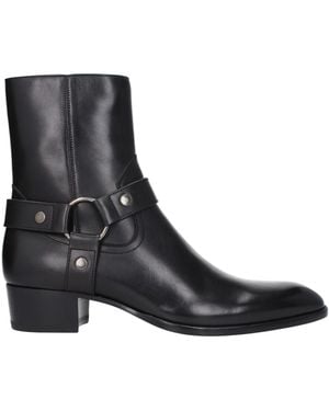 Saint Laurent Wyatt Harness Mm Laarzen - Zwart