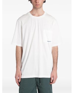 Oamc Peacemaker Pocket Tee Stencil Print - White