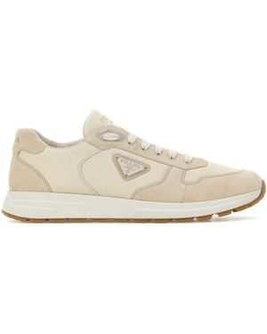 Prada Logo Trainers - White