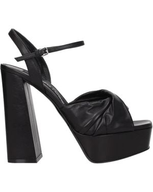 Sergio Rossi Sandalen Bernstein Frauen Leder schwarz