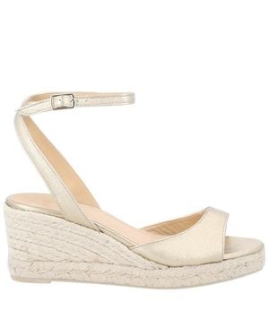 Castañer Solid Brook Wedges - Natural