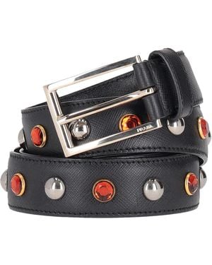 Prada Cintura Con Fibbia - Nero