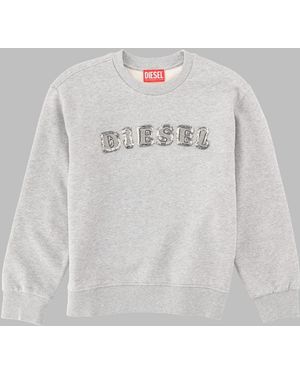 DIESEL Kids Pullover Sweatshirt - Gray