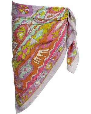 PUCCI "Angoli" Pareo - Multicolor
