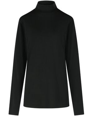 Rier Pull 'Polar' en laine vierge noire