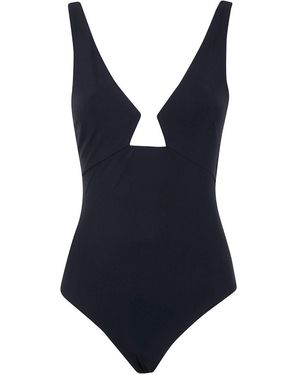 Zimmermann Badeanzug mit Cut-Out - Blau